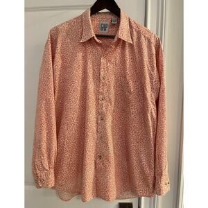 GAP men’s 100% cotton long sleeve button up shirt Sz. L